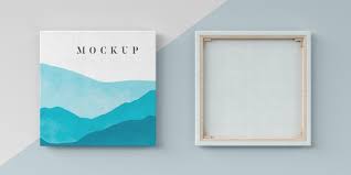 Download Square Canvas Mockup Images Free Vectors Stock Photos Psd