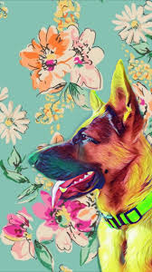 I Love German Shepherd German Shepherd Art German Shepherd Painting German Shepherd Wallpaper
