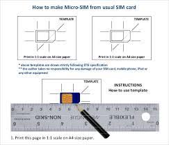 Cutting your sim card down from micro to nano isn't difficult. Micro Sim Template 10 Free Word Pdf Documents Download Free Premium Templates