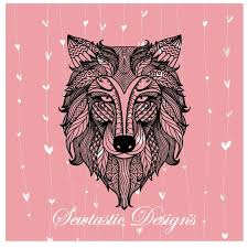 Download Wolf Mandala Zentangle Svg Wolf Svg Mandala Svg Zentangle Svg Cut File Iron On Decal Cricut Silhouette Scanncut Many More