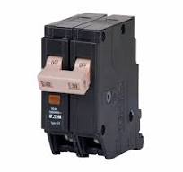 Eaton CH Thermal magnetic circuit breaker, Type CHF 3/4-Inch standard  circuit breaker, 30 A, 10 kAIC, Two-pole, 120/240V, CHF, Trip flag, common  ...