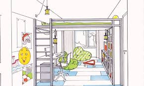 Schmale Raume Richtig Gestalten Kinder Zimmer Zimmer Einrichten Jugendzimmer Geschwisterzimmer