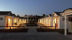 Non Profit Builds A Neighborhood Of Tiny Homes To House Homeless Veterans Tiny House Community Homes For Veterans Homeless Housing