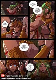 Palutena and Pit 2 Porn comic, Rule 34 comic, Cartoon porn comic -  GOLDENCOMICS