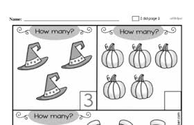 This fun halloween coloring page uses simple addition, subtraction and multiplication. Free Halloween Pdf Worksheets Edhelper Com