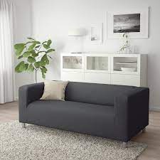 Bezug 2er sofa nockeby tallmyra weiss schwarz. Klippan 2er Sofa Vissle Grau Ikea Deutschland