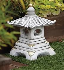 Borderstone One Tier Pagoda Garden Ornament Pagoda Garden Garden Ornaments Japanese Pagoda