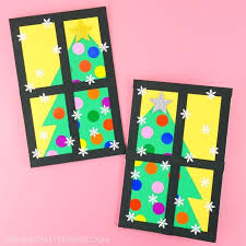 Easy diy christmas card via childhood 101. How To Make A Beautiful Christmas Tree Card Fun And Easy For Kids
