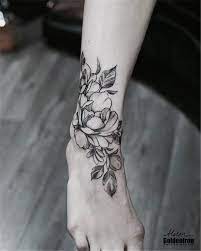 40 Gorgeous And Stunning Ankle Floral Tattoo Ideas For Your Inspiration Women Fashion Lifestyle Blog Shinecoco Com Foot Tattoos Girls Tattoos For Women Flowers Foot Tattoos For Women