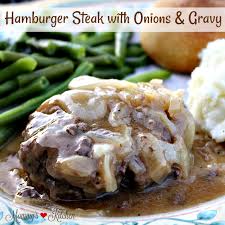 Sometimes i used the leftover sauce to marinate chicken for karaage or grilled chicken. Mommy S Kitchen Hamburger Steak With Onions Gravy