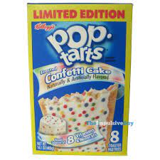 This is part of our comprehensive database of 40,000 foods including foods from hundreds of popular restaurants and thousands of brands. Review Limited Edition Frosted Confetti Cake Pop Tarts The Impulsive Buy