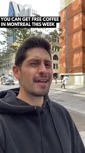 Canadian Holiday Quebec Slushie Coffee Drink Served in Snow