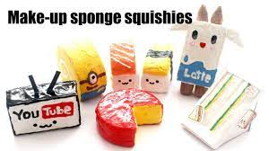 7 Easy Homemade Make Up Sponge Squishies Diy Squishies Diy Homemade Squishies Squishies