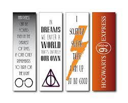Trying to find a gift for a harry potter fan is like looking for a needle in a haystack these days. Harry Potter Bookmarks Instant Download From Printandshow On