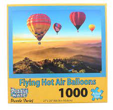 An adorable 16 piece puzzle with animals friends on a ballooning adventure. Flying Hot Air Balloons Puzzle 1000 Pieces 27 X 20 Buy Online In Andorra At Andorra Desertcart Com Productid 204770497