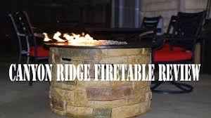 What are you waiting for? Canyon Ridge Firetable Review Helpful Tips Youtube