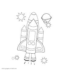 Due to this overwhelming popularity rocket ships have made their way into coloring books and online art projects. Space Coloring Page Rocket Ship Coloring Pages Printable Com