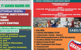 Perusahaan yang gaji karyawannya sudah umk tersebut memiliki 2 lokasi pabrik di jepara. Loker Pt Kanindo Makmur Jaya Engineer Dan Management Cute766