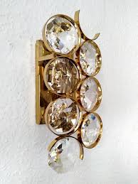 Lu wall sconces, part of antique wall sconces & lighting at lumfardo. Beautiful Set Of Three German Vintage Glass And Brass Wall Lights Sconces 1960s For Sale At 1stdibs