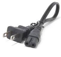 Short AC Power Cable, Ancable 1ft(0.3m) 18AWG Figure 8 Universal Power Cord  Compatible with Camera Battery Chargers, TV, Computer, Monitor, Projector,  ...