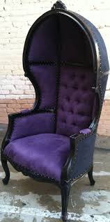 black purple porters chair gothic chair porter chair chair