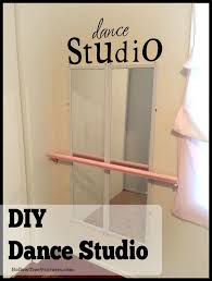 Diy Dance Studio A Tutorial For Making An Inexpensive Dance Studio In Your Child S Room This Would Be So Cute In A Corner Dance Rooms Ballet Room Kids Room