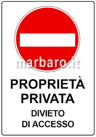 Il divieto non vale per i veicoli di massa superiore a 3,5 tonnellate destinati al trasporto di persone (autocaravan, autobus). Cartello Divieto Di Accesso Da Stampare Segnali Di Divieto