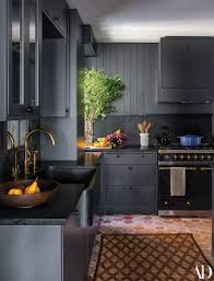 Gray kitchen cabinets with black hardware. 25 Ways To Style Grey Kitchen Cabinets