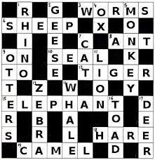 Each critter puzzle can be solved online or printed as a pdf. Answers To Animals Crossword Intermediate Efl Puzzles