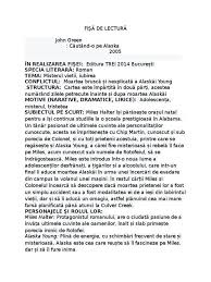 2014 date importante din viaa autorului: Cautand O Pe Alaska