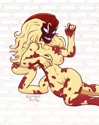 Scream symbiote trying out her new host (KermeeArtz) [Spider-Man] : r/rule34