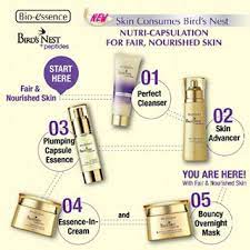Bird's nest extract rich in minerals and collagen proteins, it helps to enhance skin elasticity and keep skin fair. Lady Nadia Malaysian Blogger Review Produk Bio Essence Bird S Nest Peptides