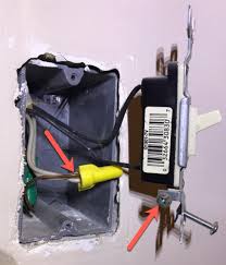 The old light switch, when pulled out, has a black wire coming from the back/top and a red wire coming from the back/bottom. Switch Ground Wired To Neutral In Light Switch Itectec