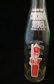 Pour all into glass and fill glass with ice. Chocolate Soldier Soda Pop Chocolate Soldier Clear Glass Soda Pop Bottle Circa 1960s Pop Bottles Old Bottles Soda Pop