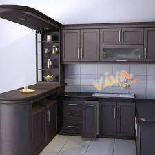 Dapur yang juga sebagai tempat kitchen set adalah pusat dari rumah. Set Lemari Dapur Dan Cafe Mebel Jepara Furniture Shopee Indonesia