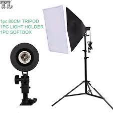 Free Shipping Tracking Number Photography Softbox Lighting Kit 50x70cm Softbox 80cm Lamps Stand Photo Studio Ac Softbox Lighting Kit Softbox Lighting Softbox