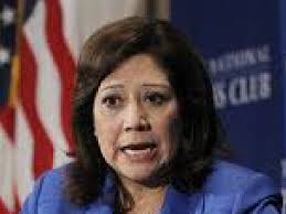 Hilda Lucia Solis, born October 20, 1957) is the 25th United States Secretary of Labor, serving in the Obama administration. - hilda-solis-3