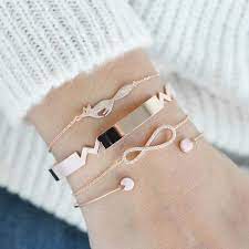 running fox rose gold bracelet pulseiras femininas acessorios femininos acessorios vintage