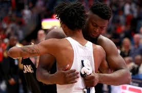 Zion williamson is a truly unique player whose rare physique adjoins the boundary between basketball hysteria and unavoidable concern. Zion Williamson Vs Ja Morant Rookie Of The Year Race Is Just The Start