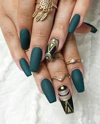 • подборка лучших дизайновthe best nail art designs compilationmanicure projeto do prego. Popular Dark Green Nail Art Image Desain Interior Exterior