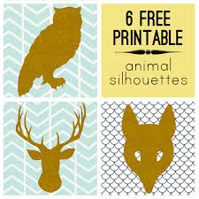 Bird Of Prey That Feeds On Fish 6 Letters 6 Modern Free Printable Animal Silhouettes Animal Silhouette Printable Animals Free Printables