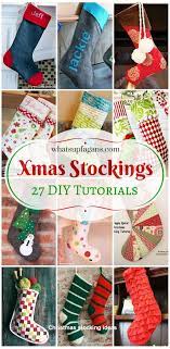 16 Diy Christmas Stockings Full Of Santa S Gifts Diy Crafts Blog Christmas Stocking Tutorial Christmas Stockings Christmas Stocking Pattern
