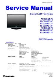 Mar 08, 2014 ·  · my panasonic tv is in a motorhome. Panasonic Tx 32lmd70 26lmd70 Tv Service Manual And Repair Guide Tv Services Repair Guide Panasonic