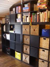 8 x 100 mm screws were used to the wall and 8 x 75 mm screws were used between kallax and ivar wood pieces. Ikea Bookcase Room Divider Peaceful Acres