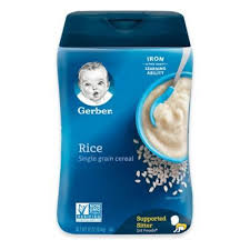 Gerber 16 Oz Single Grain Rice Cereal Multi Baby Cereal Rice Cereal Cereal