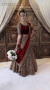 Indian Bridal Indian Bridal Makeup Maroon Lehenga Velvet Lehenga Indian Bridal Wear Indian Bridal Outfits Indian Bridal Dress