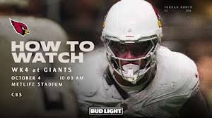 Giants vs. Cardinals: How to Watch, Listen & Live Stream Week 4 - Giants.com