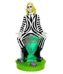 They both looked like they could use a friend. Light Up Led Beetlejuice Statue Decorations Spirithalloween Com