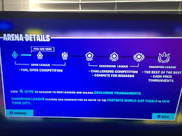 Season x is the tenth season of battle royale which ran from august 1st to october 13th, 2019. Arena Mode Different Divisions Fortnitecompetitive