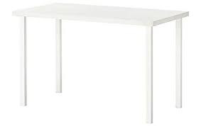طاولة لينمون جودفين المتنقلة بيضاء ايكيا ikea table ikea ikea writing desk